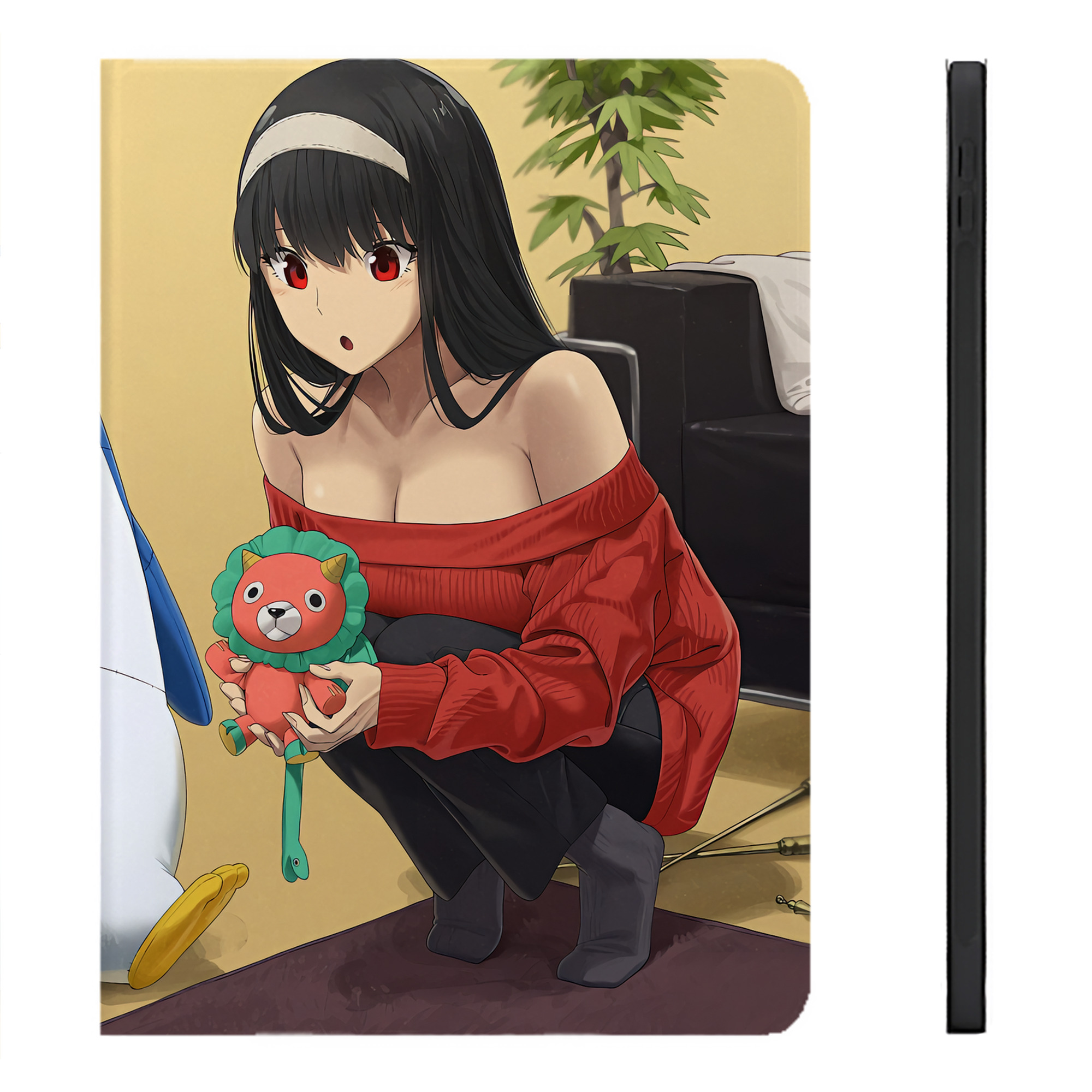 （画像用） SPY×FAMILY间谍家家酒 IPadケース ペンホルダー付き ブックスタイルデザイン